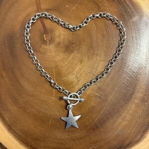 ⭐️Choker Necklace • Rolo Chain with Star⭐️
